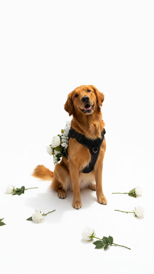 Dog Flower Girl Package - Harness plus Flower Attachment