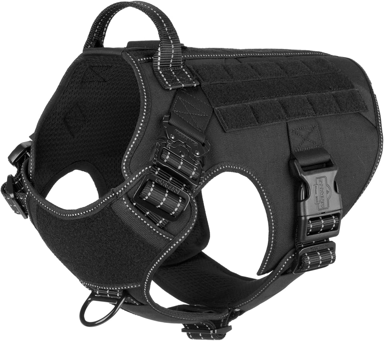 Standalone Base Dog Harness for Velcro Attachments