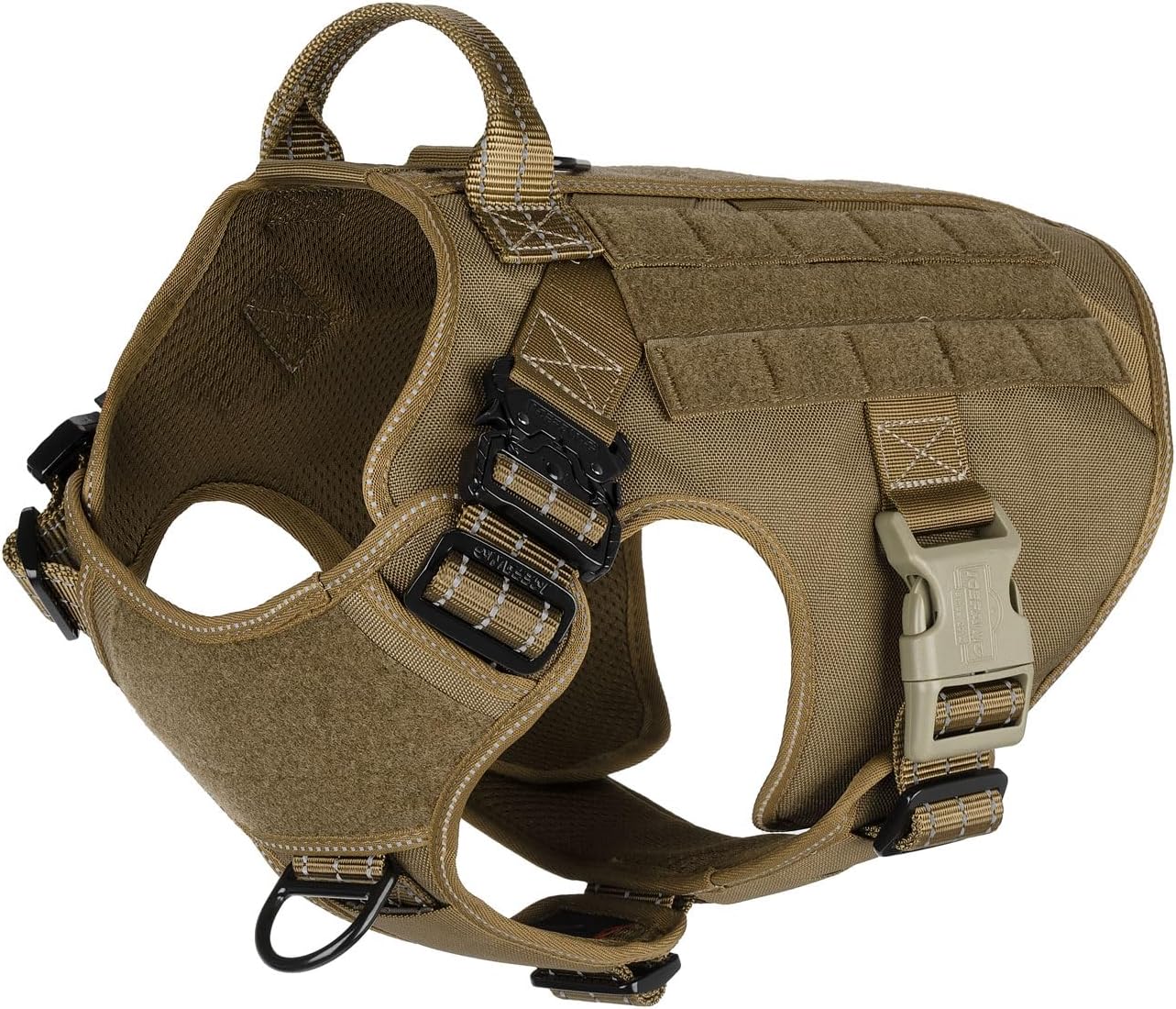 Standalone Base Dog Harness for Velcro Attachments